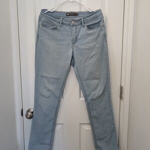 Levi's Blue Midrise Skinny Leg Jeans